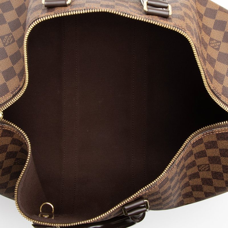 Louis Vuitton Damier Ebene Keepall Bandouliere 45 Duffel Bag (22790) - Logoexplore - Image 7