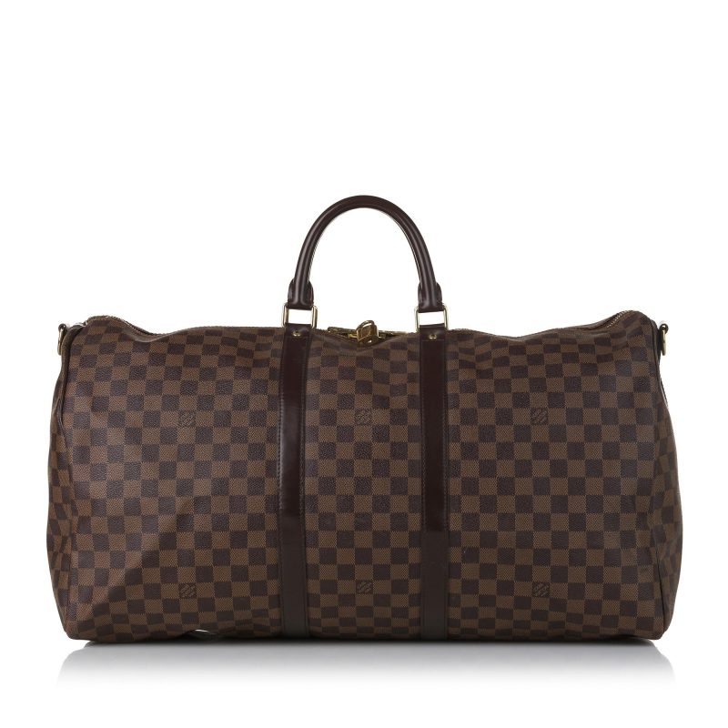 Louis Vuitton Damier Ebene Keepall Bandouliere 55 (35465) - Logoexplore