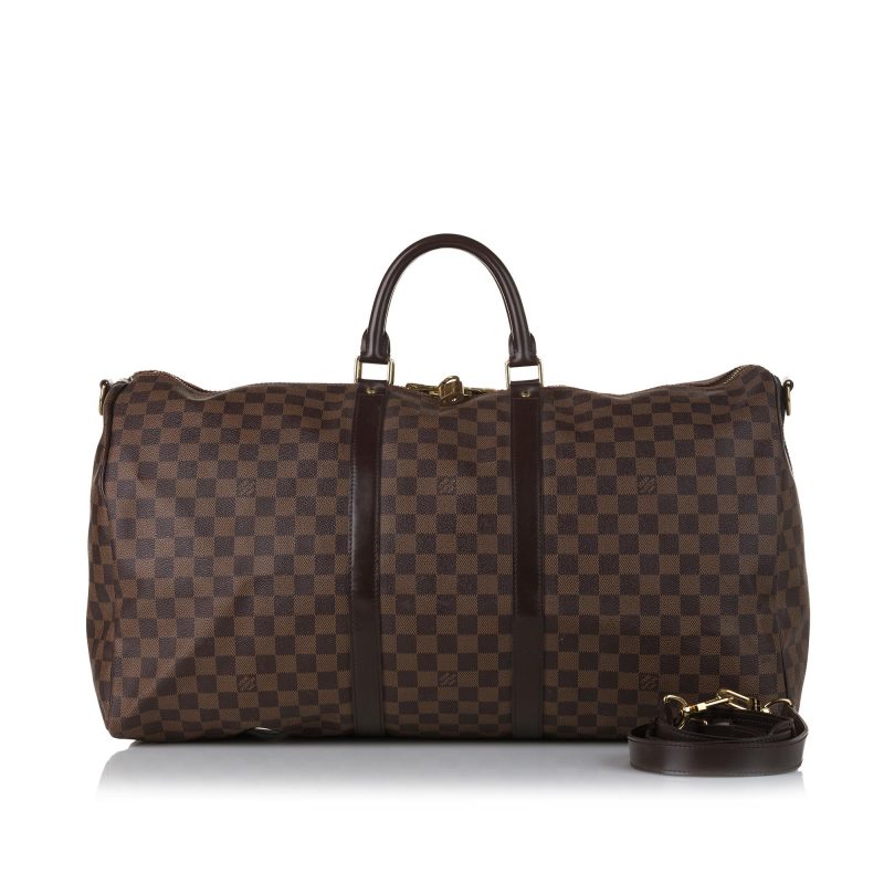 Louis Vuitton Damier Ebene Keepall Bandouliere 55 (35465) - Logoexplore - Image 5