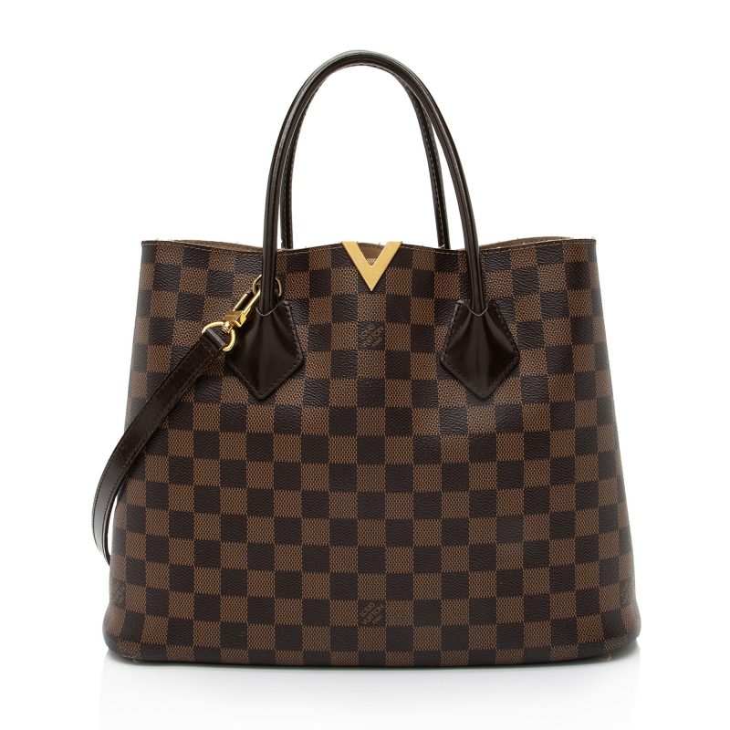 Louis Vuitton Damier Ebene Kensington Tote (23308) - Logoexplore