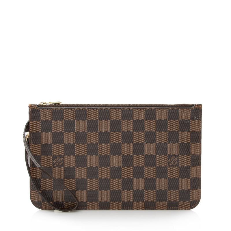 Louis Vuitton Damier Ebene Neverfull GM Pochette (22210) - Logoexplore