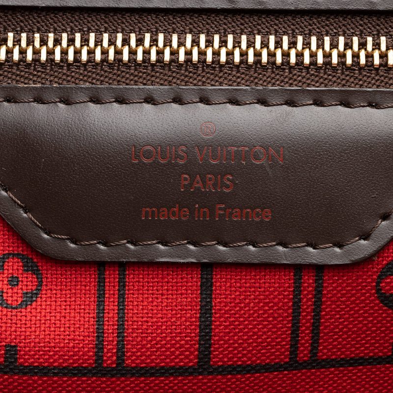 Louis Vuitton Damier Ebene Neverfull GM Tote (20196) - Logoexplore - Image 8