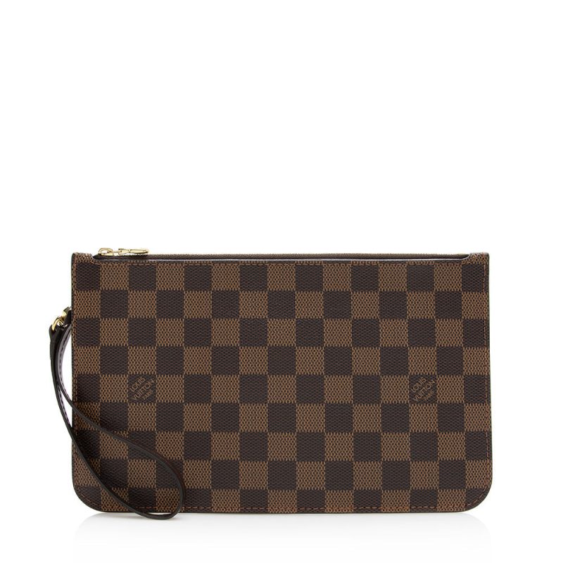 Louis Vuitton Damier Ebene Neverfull MM Pochette (20876) - Logoexplore