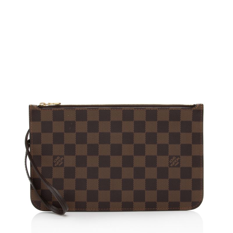 Louis Vuitton Damier Ebene Neverfull MM Pochette (kT5K5W) - Logoexplore
