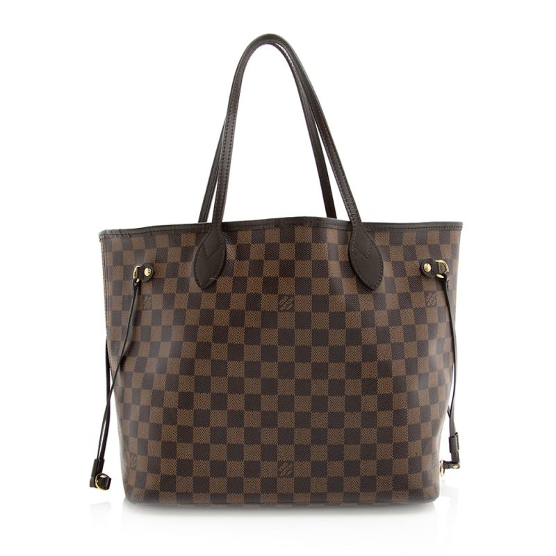 Louis Vuitton Damier Ebene Neverfull MM Tote (20388) - Logoexplore