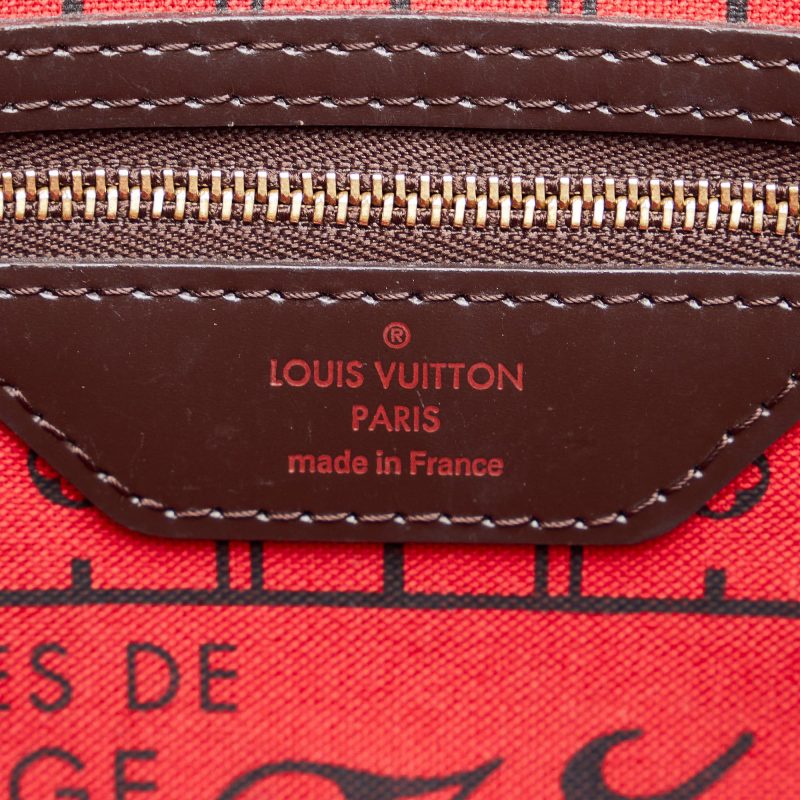 Louis Vuitton Damier Ebene Neverfull MM (DYTYMy) - Logoexplore - Image 7