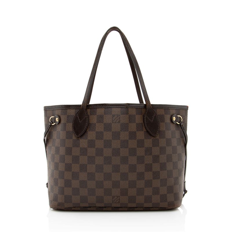 Louis Vuitton Damier Ebene Neverfull PM Tote - FINAL SALE (19822) - Logoexplore