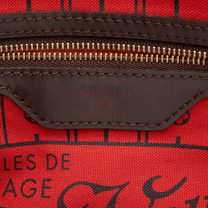 Louis Vuitton Damier Ebene Neverfull PM Tote - FINAL SALE (19822) - Logoexplore - Image 8