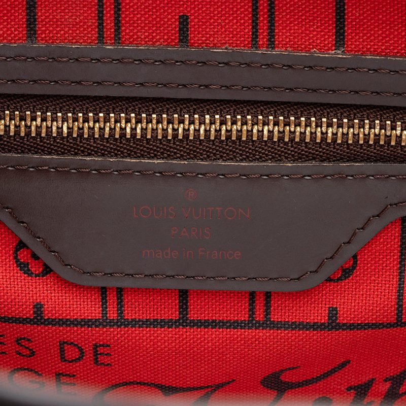 Louis Vuitton Damier Ebene Neverfull PM Tote (20385) - Logoexplore - Image 8