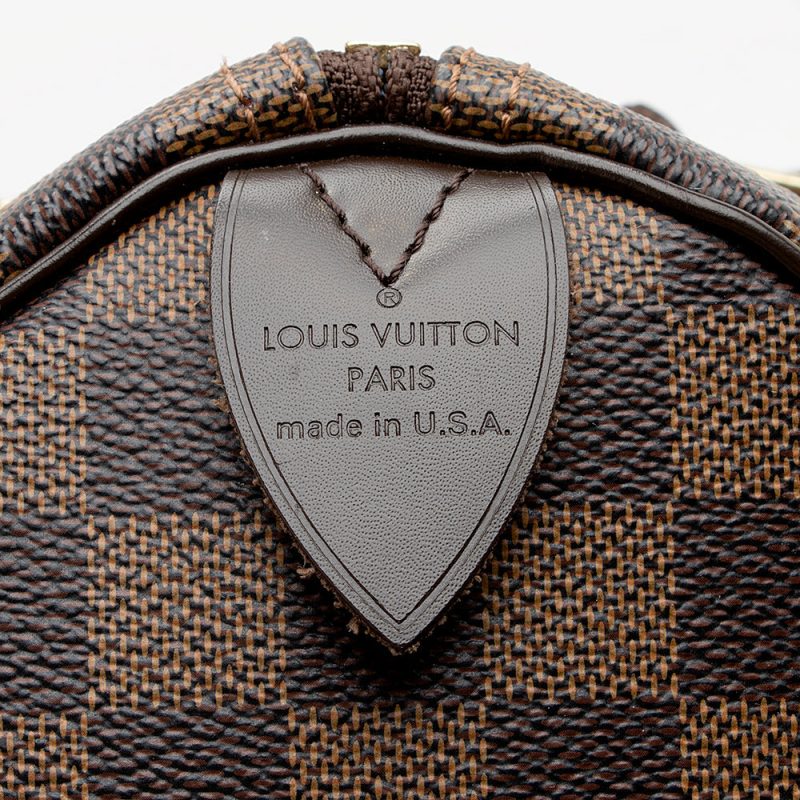 Louis Vuitton Damier Ebene Speedy 30 Satchel (20976) - Logoexplore - Image 8