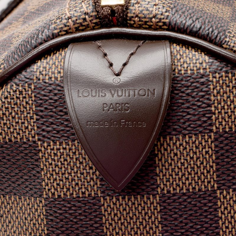 Louis Vuitton Damier Ebene Speedy 30 Satchel (22944) - Logoexplore - Image 8