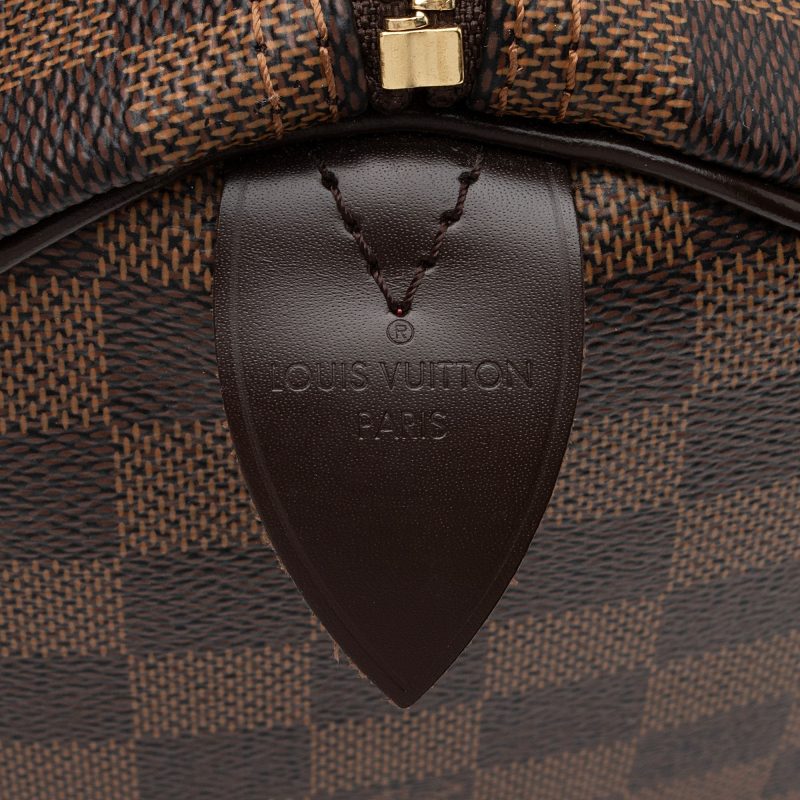 Louis Vuitton Damier Ebene Speedy 30 Satchel (oAFle2) - Logoexplore - Image 8