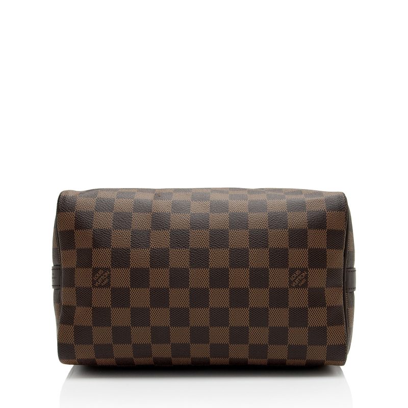 Louis Vuitton Damier Ebene Speedy Bandouliere 25 Satchel (El704A) - Logoexplore - Image 4