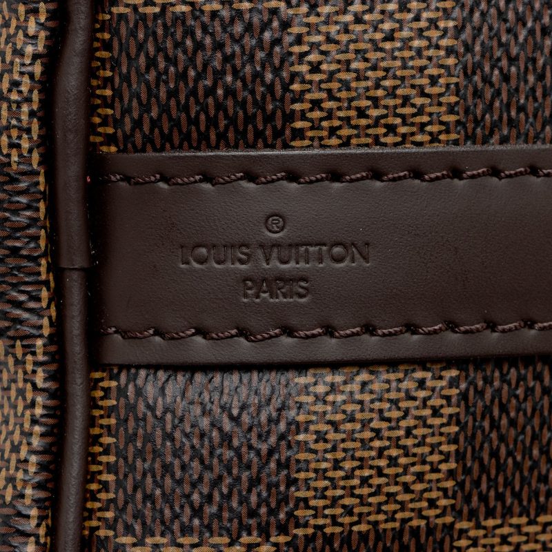 Louis Vuitton Damier Ebene Speedy Bandouliere 25 Satchel (El704A) - Logoexplore - Image 8