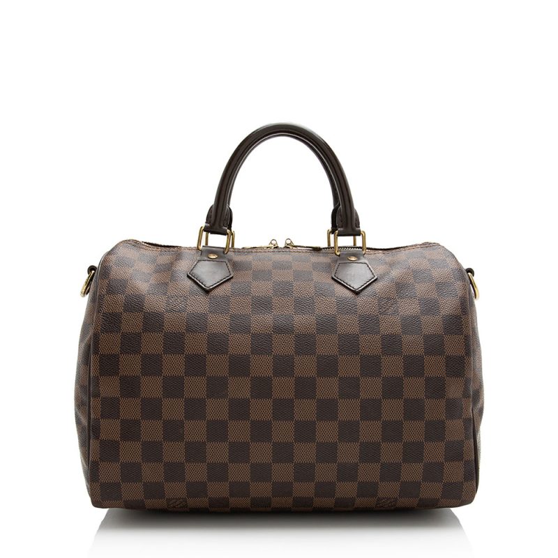 Louis Vuitton Damier Ebene Speedy Bandouliere 30 Satchel (21943) - Logoexplore - Image 3