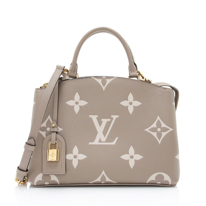 Louis Vuitton Giant Monogram Empreinte Petit Palais Tote (m6bSpe) - Logoexplore