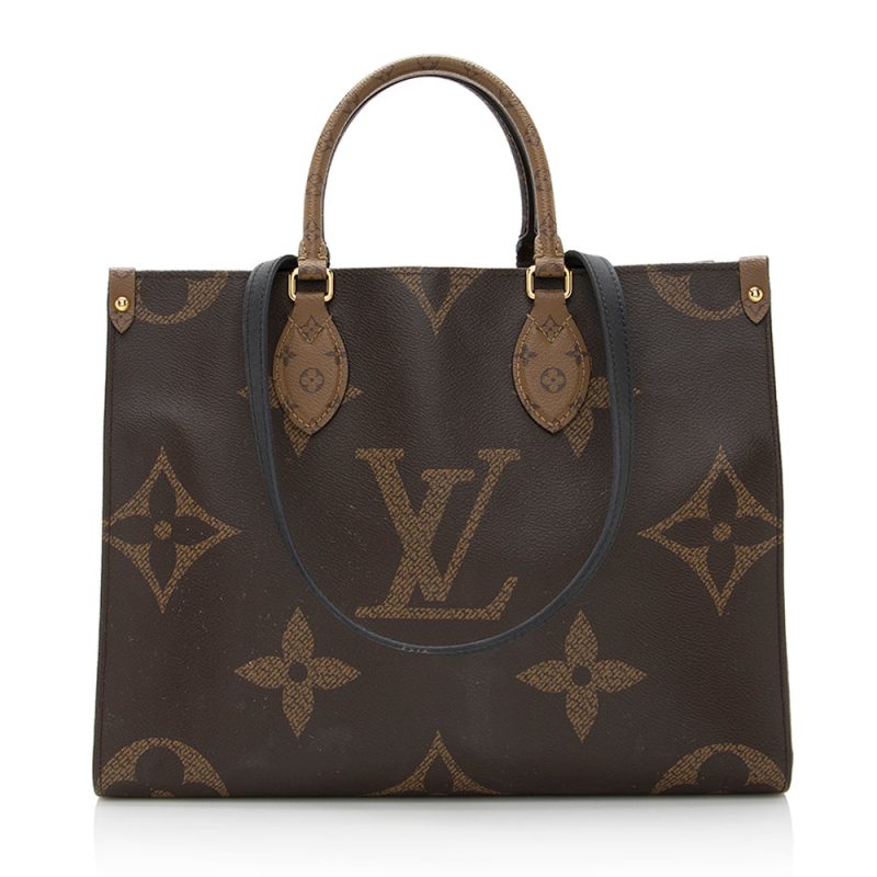 Louis Vuitton Giant Monogram Canvas Onthego MM Tote (21683) - Logoexplore