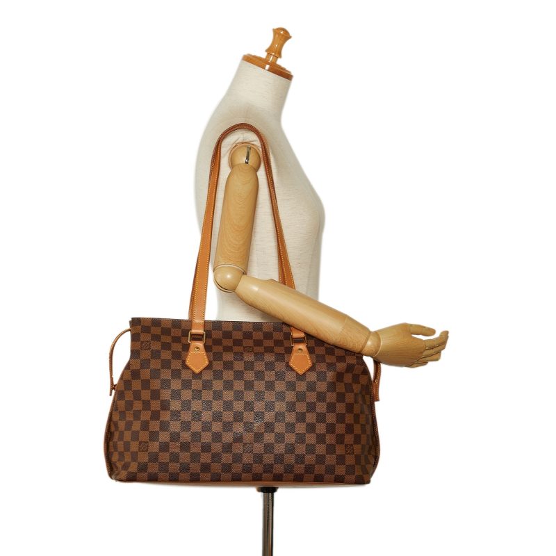 LOUIS VUITTON Damier Ebene Columbine Shoulder Bag - Logoexplore - Image 10