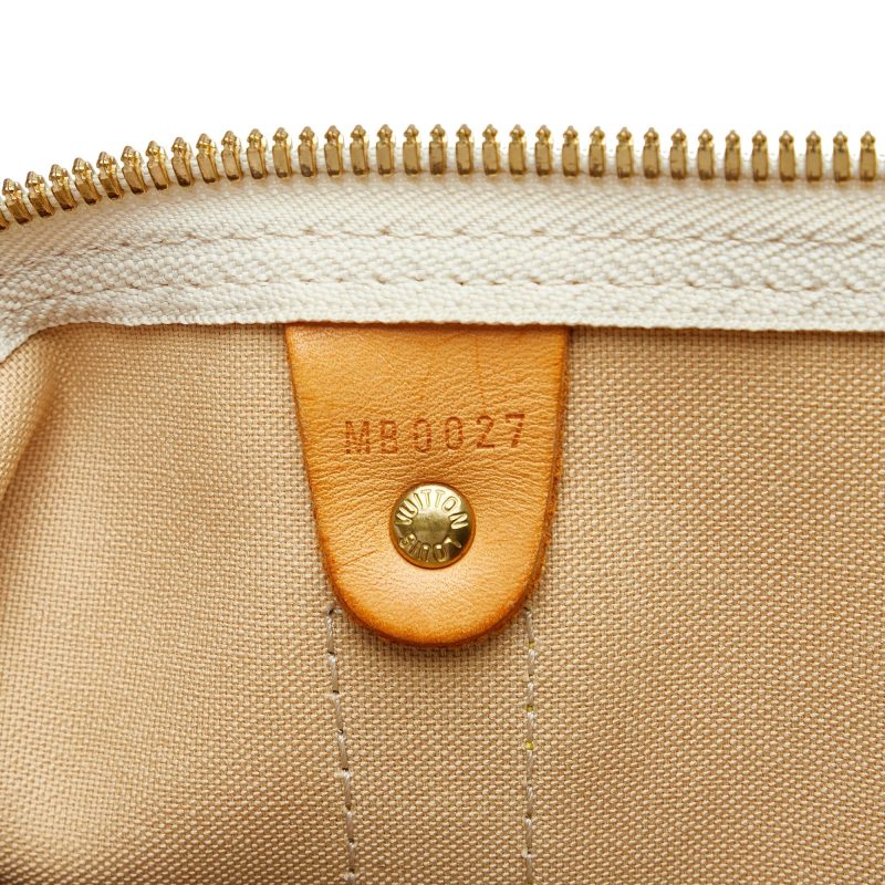 LOUIS VUITTON Damier Azur Keepall 50 Travel Bag - Logoexplore - Image 7