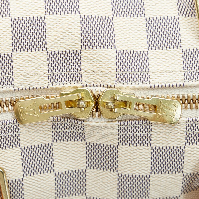 LOUIS VUITTON Damier Azur Keepall 50 Travel Bag - Logoexplore - Image 8