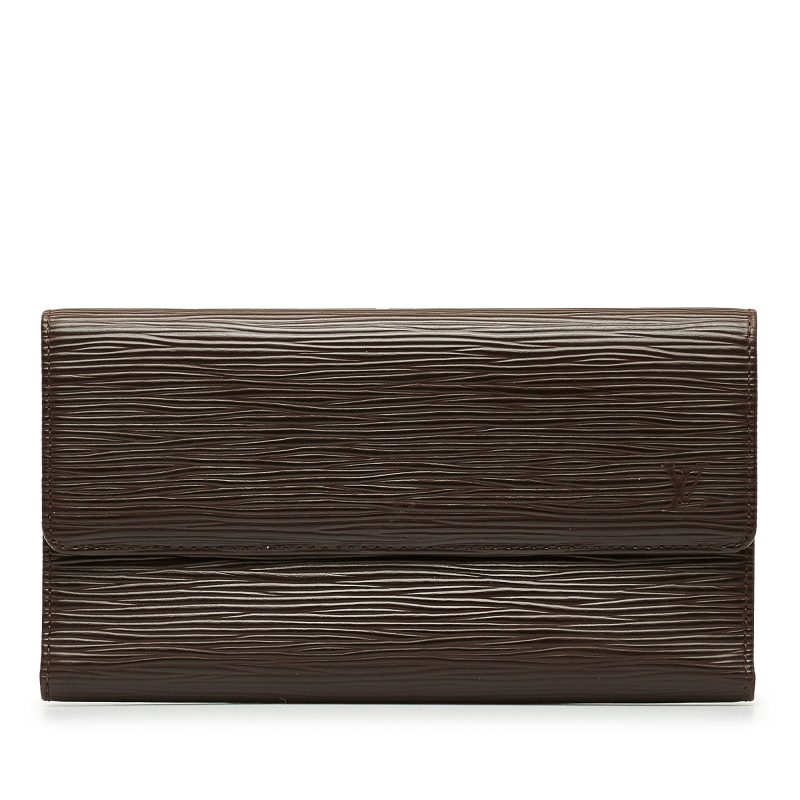 LOUIS VUITTON Epi Portefeuille Sarah Long Wallet Long Wallets - Logoexplore