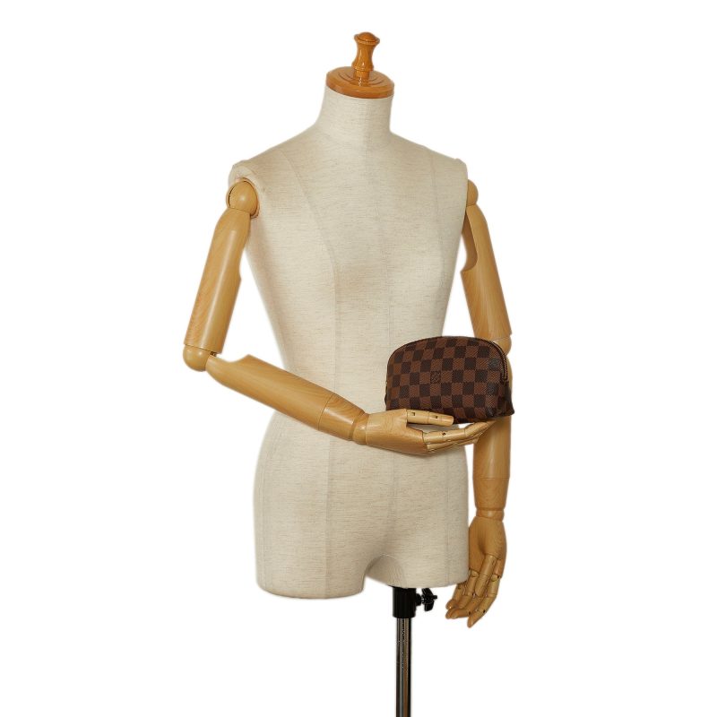 LOUIS VUITTON Damier Ebene Cosmetic Pouch - Logoexplore - Image 10