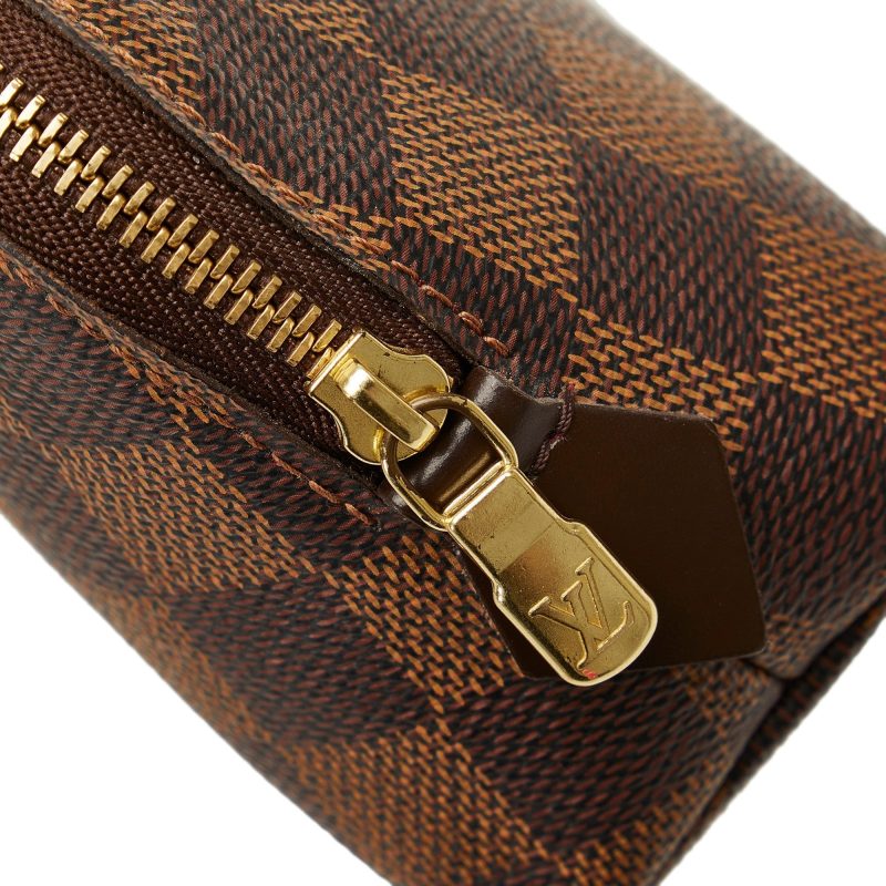 LOUIS VUITTON Damier Ebene Cosmetic Pouch - Logoexplore - Image 9