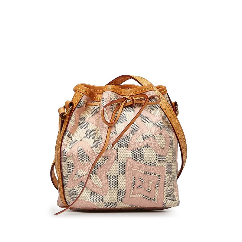 LOUIS VUITTON Damier Azur Tahitienne Nano Noe Bucket Bag - Logoexplore - Image 2
