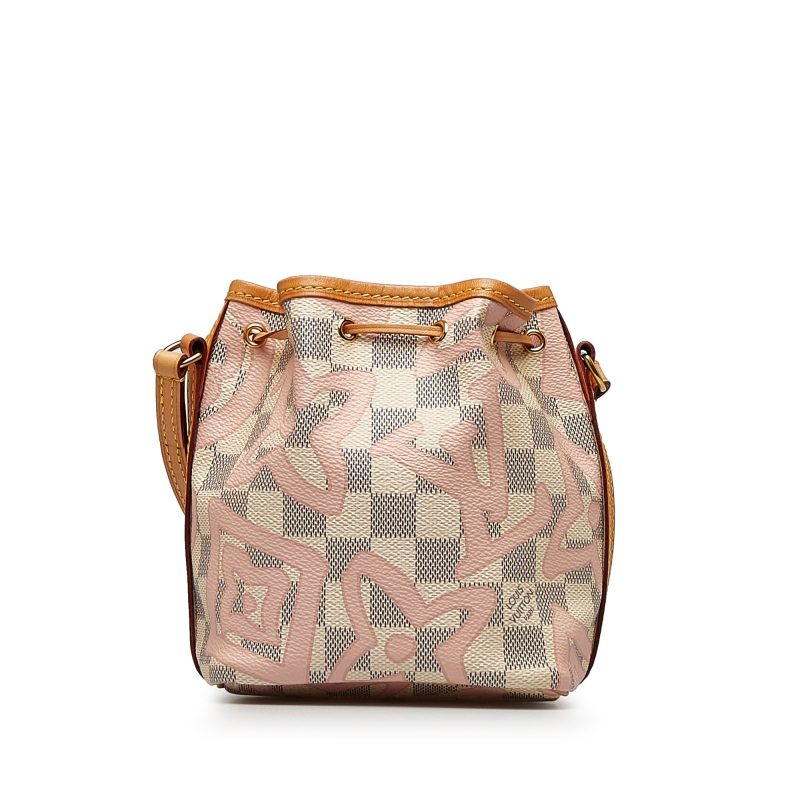 LOUIS VUITTON Damier Azur Tahitienne Nano Noe Bucket Bag - Logoexplore - Image 3