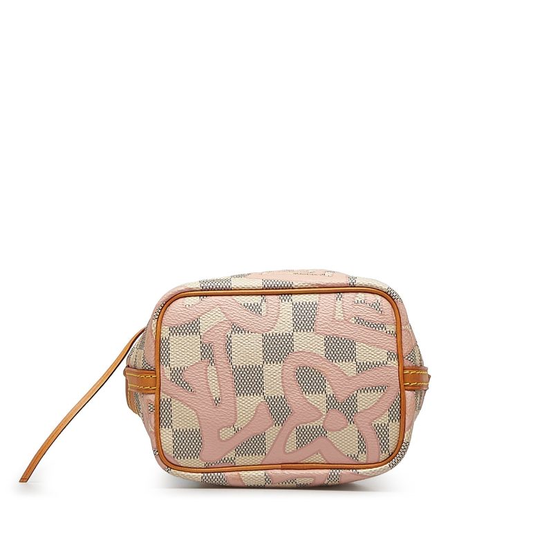 LOUIS VUITTON Damier Azur Tahitienne Nano Noe Bucket Bag - Logoexplore - Image 4