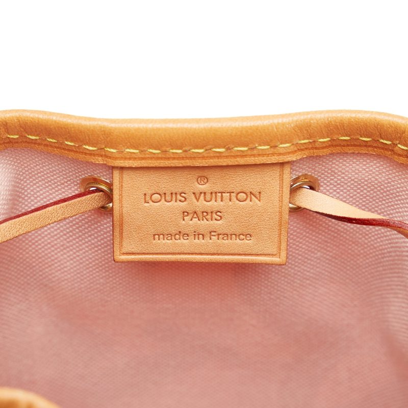 LOUIS VUITTON Damier Azur Tahitienne Nano Noe Bucket Bag - Logoexplore - Image 6