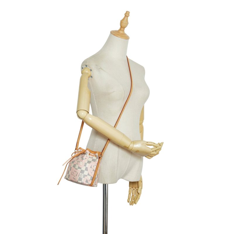 LOUIS VUITTON Damier Azur Tahitienne Nano Noe Bucket Bag - Logoexplore - Image 8