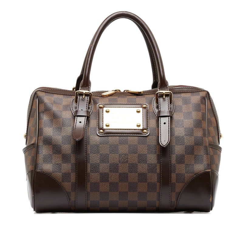 LOUIS VUITTON Damier Ebene Berkeley Handbag - Logoexplore