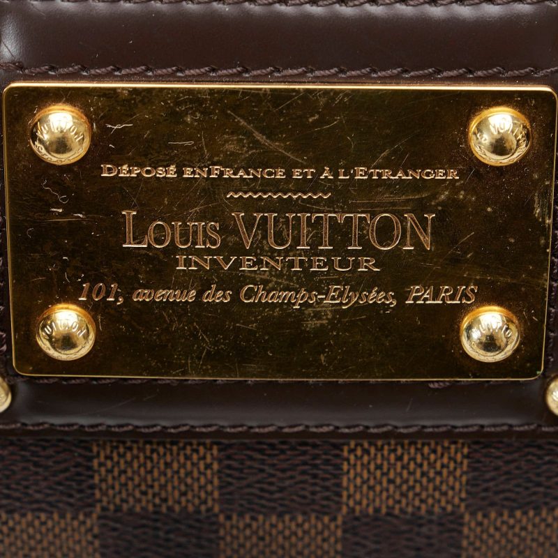 LOUIS VUITTON Damier Ebene Berkeley Handbag - Logoexplore - Image 9