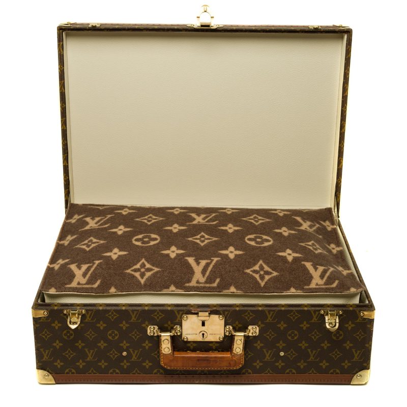 LOUIS VUITTON Customized Bisten 60 Dog Kennel for small dog in brown canvas - Logoexplore - Image 2