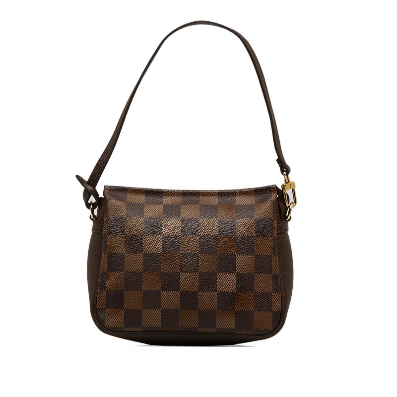 LOUIS VUITTON Damier Ebene Pochette Trousse Handbag - Logoexplore