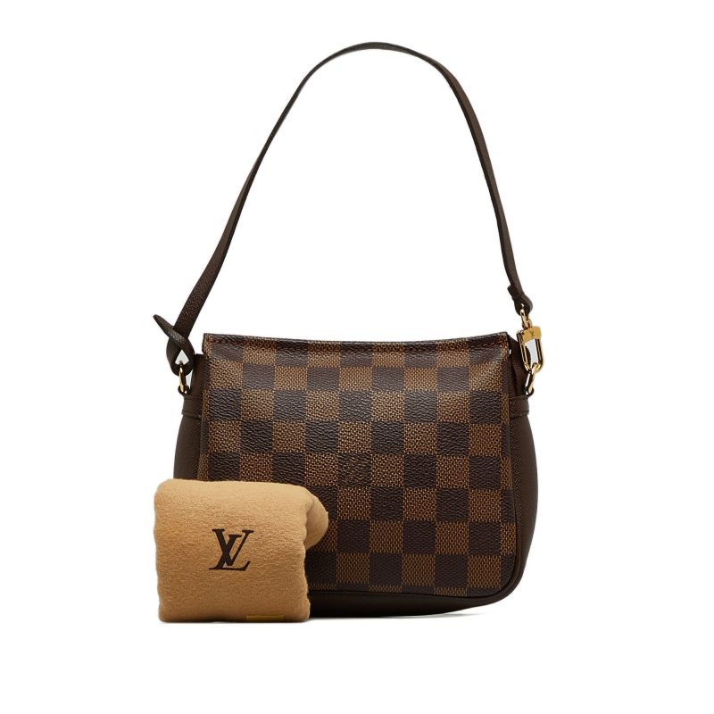 LOUIS VUITTON Damier Ebene Pochette Trousse Handbag - Logoexplore - Image 10