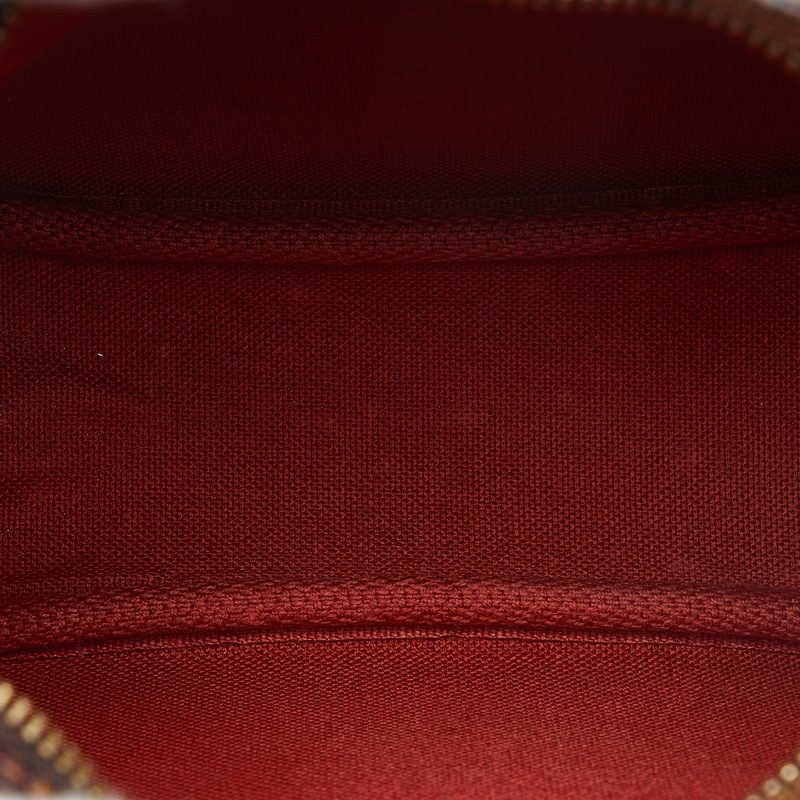 LOUIS VUITTON Damier Ebene Pochette Trousse Handbag - Logoexplore - Image 5
