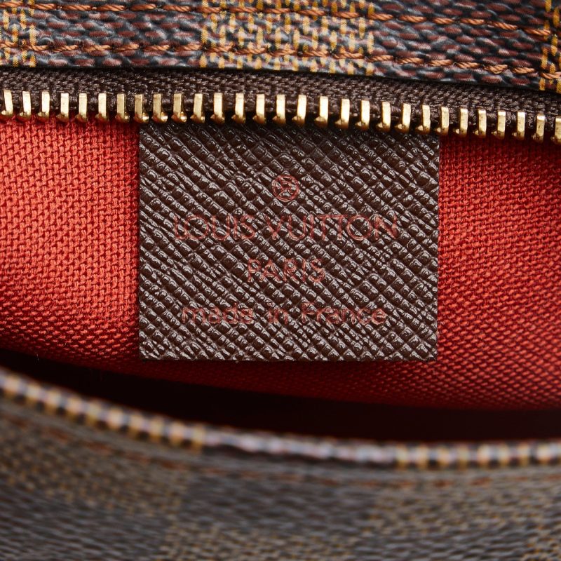 LOUIS VUITTON Damier Ebene Pochette Trousse Handbag - Logoexplore - Image 6
