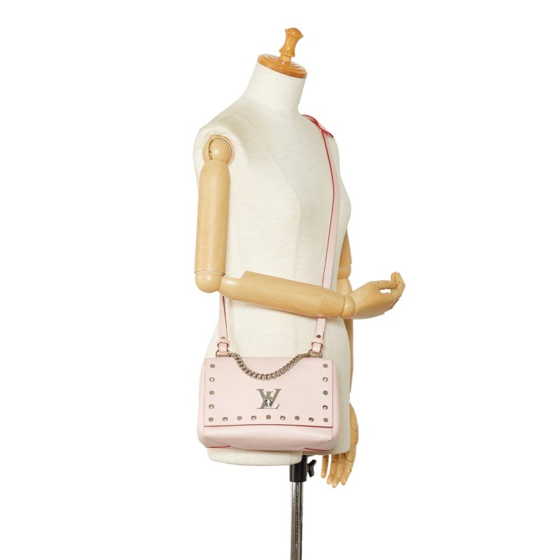 LOUIS VUITTON Embellished Lockme II BB Satchel - Logoexplore - Image 8
