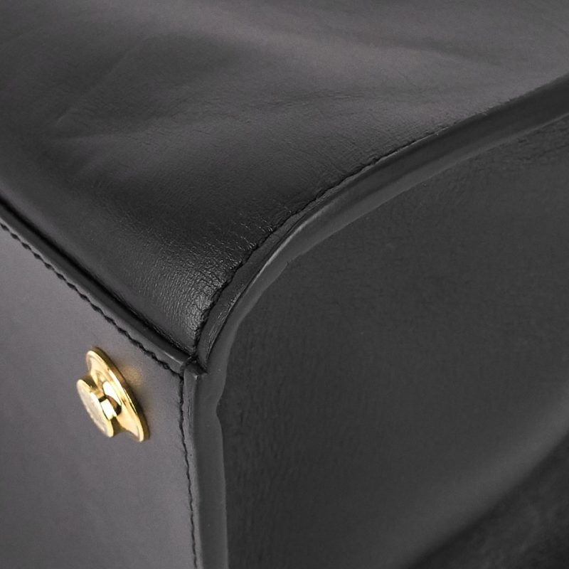 LOUIS VUITTON City Steamer MM Black Creme Bourgogne Calfskin Tote Bag - Logoexplore - Image 8