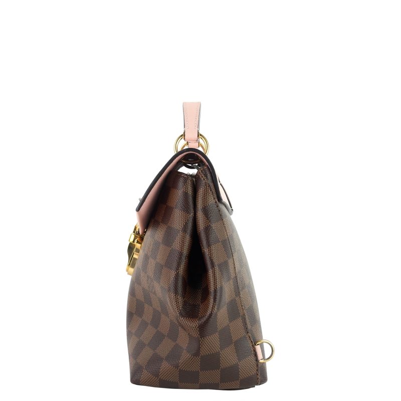 LOUIS VUITTON Clapton Damier Ebene Canvas Backpack Bag - Logoexplore - Image 5