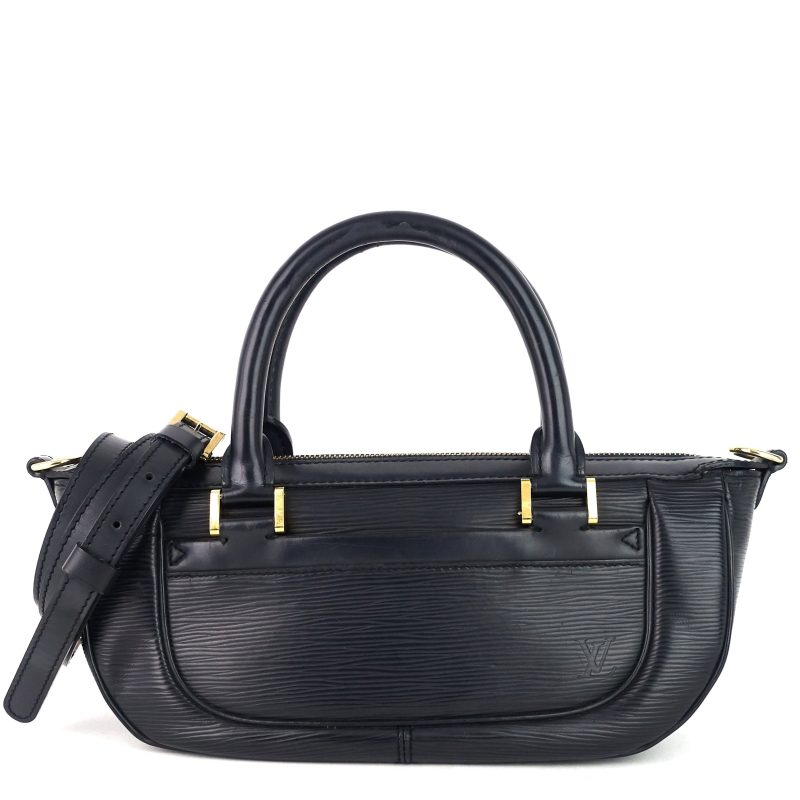 LOUIS VUITTON Dhanura Black Epi Leather Handbag - Logoexplore