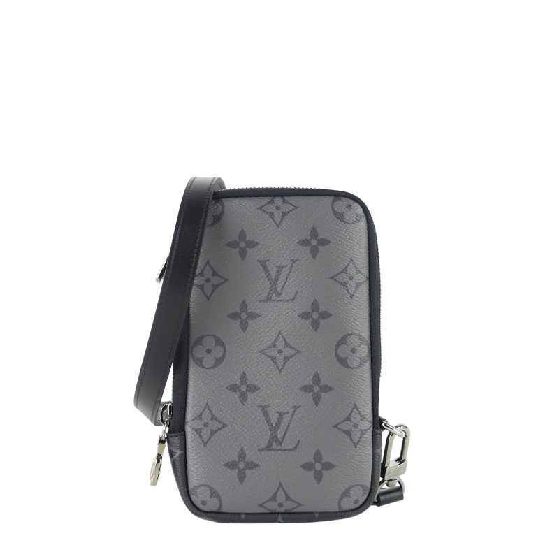 LOUIS VUITTON Double Phone Eclipse Reverse Canvas Pouch - Logoexplore