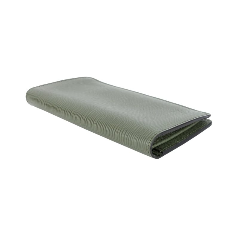 LOUIS VUITTON Brazza Green Epi Leather Wallet - Logoexplore - Image 3
