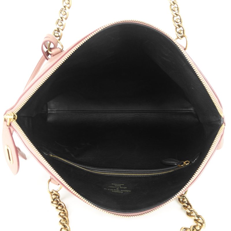 LOUIS VUITTON Cuir Boudoir Lockit Leather Chain Tote Bag - Logoexplore - Image 6