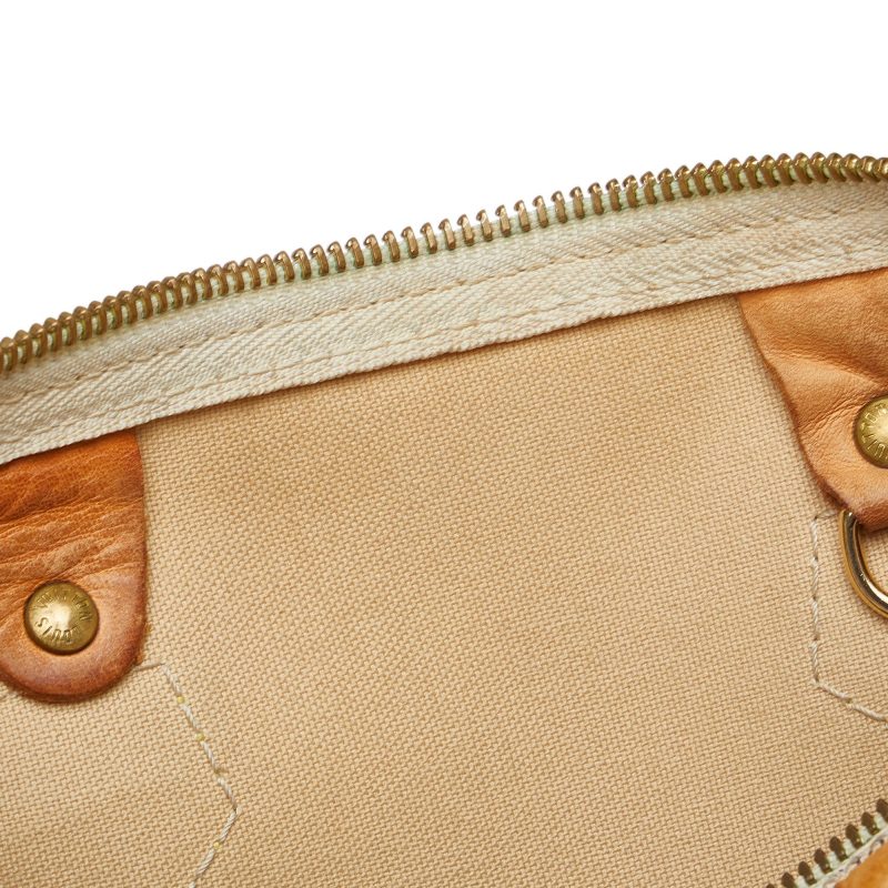 LOUIS VUITTON Damier Azur Speedy 30 Boston Bag - Logoexplore - Image 10