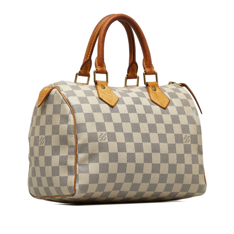 LOUIS VUITTON Damier Azur Speedy 30 Boston Bag - Logoexplore - Image 2