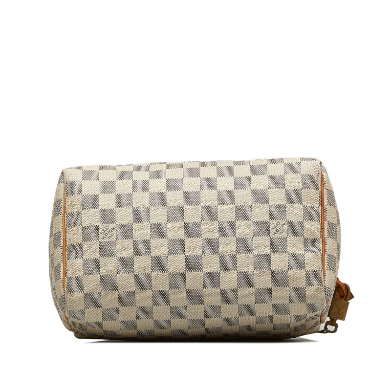 LOUIS VUITTON Damier Azur Speedy 30 Boston Bag - Logoexplore - Image 4