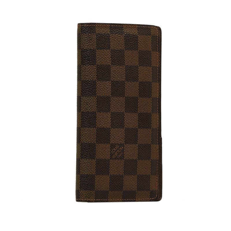 LOUIS VUITTON Damier Ebene Brazza Long Wallets - Logoexplore - Image 2